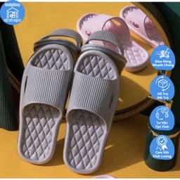 Dép Xốp Đi trong nhà, Văn Phòng EVA họa tiết TĂM TRÁM chống trơn trượt, chống nước 4