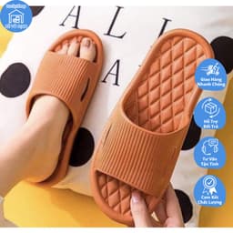 Dép Xốp Đi trong nhà, Văn Phòng EVA họa tiết TĂM TRÁM chống trơn trượt, chống nước 9