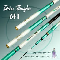 Cần câu tay Điêu Thuyền 6H , tặng kèm ngọn phụ 4