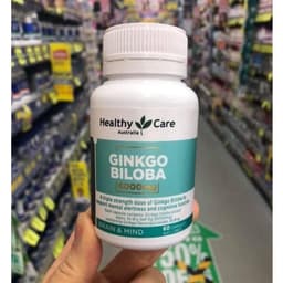 Viên uống Bổ não Ginkgo Biloba 6000mg HEALTHY CARE, 60 viên ( 6000 HC HC ) Chợ Việt Úc 2