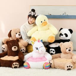 Ghế bệt, Ghế tựa lưng Gấu Dâu Lotso Hồng Siêu êm giá rẻ nhà MIU GẤU XINH 1