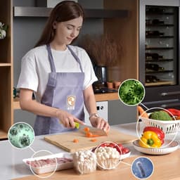 Máy rửa rau củ quả tiệt trùng thực phẩm 10L Công nghệ kháng khuẩn ion 6 lần hoàn toàn tự động 4
