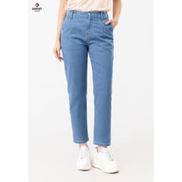 [ẨN] Quần dài Nữ Genviet vải Jeans Đơn giản form quần Tâ 8523 2