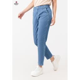 [ẨN] Quần dài Nữ Genviet vải Jeans Đơn giản form quần Tâ 8523 6