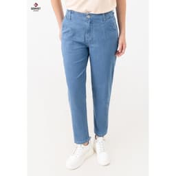 [ẨN] Quần dài Nữ Genviet vải Jeans Đơn giản form quần Tâ 8523 7