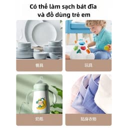 Máy rửa thực phẩm rau quả đa chức năng tự động,Sát khuẩn bằng công nghệ ion,Đồ dùng nhà bếp hiện đại nhất,8 chế độ 5