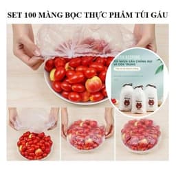 Túi màng bọc thực phẩm JYoohome chất liệu PE co dãn có chun siêu dai, Túi gấu bọc đồ ăn -TH1994 5
