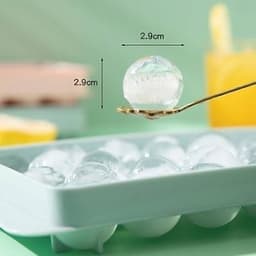 (COMBO 1-3-5)Khay đá tròn 33 ô – Khuôn thạch rau câu, làm đá tiện lợi - TH886 6