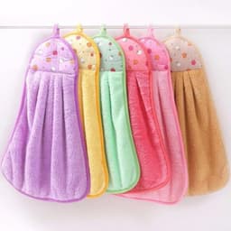 Khăn lau tay treo tường nhà đa năng, hình chiếc váy màu sắc xinh xắn dễ thương hai mặt -TH899 2