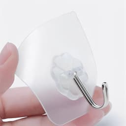 Móc Treo Đồ Dán Tường Siêu Bám Dính Bền Bỉ Kiểu Dáng Trong Suốt Tiện Dụng 6x6cm - TH829 4