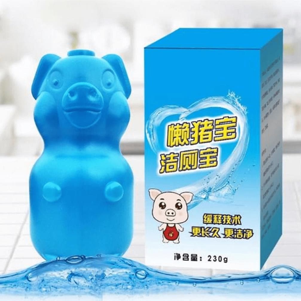 Lọ Thả Bồn Cầu Tẩy Sạch - Diệt Khuẩn - Khử Mùi Toilet Hình Con Heo Lợn Thả Bồn Cầu -VH488