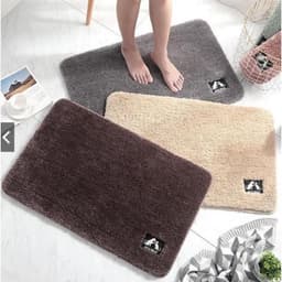 Thảm nỉ lau chân hình chữ nhật, chùi chân len mềm mịn dày dặn chống trơn trượt hàng chất lượng cao-TH1994 3