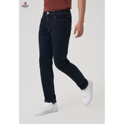 [ẨN] Quần Dài Nam GENVIET Chất Vải Jean Trơn Cao Cấp, Quần Jeans Nam Dáng Col Ống Đứng Co Giãn Thoải Má 8510 3
