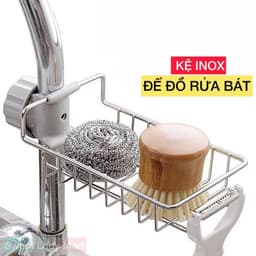 Kệ Inox Để Đồ Rửa Chén, Giá Inox Đựng Giẻ Rửa Bát Siêu Chắc Chắn 1
