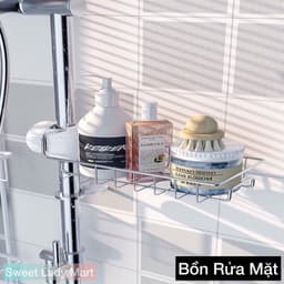 Kệ Inox Để Đồ Rửa Chén, Giá Inox Đựng Giẻ Rửa Bát Siêu Chắc Chắn 6