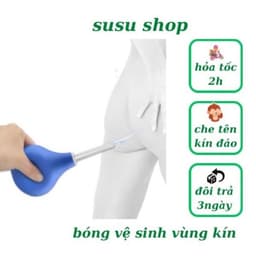 Dụng cụ thụt rửa hậu môn bình xịt rửa vệ sinh âm đạo phụ nữ hỗ trợ điều trị phụ khoa nhựa cao su 6