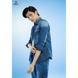 Áo Sơ Mi Dài Tay Nam GENVIET Vải Jeans Trẻ Trung, Dáng Ôm Vừa, Phong Cách Năng Độn 8535 2