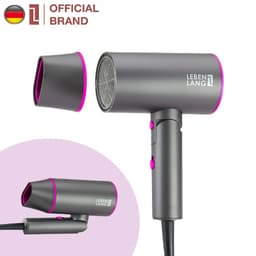 Máy sấy tóc Lebenlang LBH3088PINK, 2100W, sấy lạnh bấm giữ liên tục, gấp gọn, chống xơ rối ion âm 2