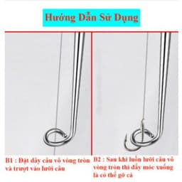 Dụng Cụ Gỡ Lưỡi Câu Cá Inox Chống Rỉ 5