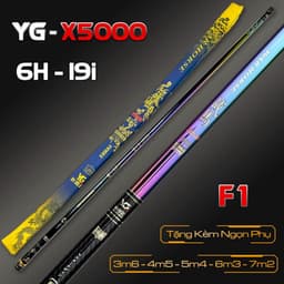 Cần Câu Tay YG X5000 Màu Titan Siêu Đẹp 2