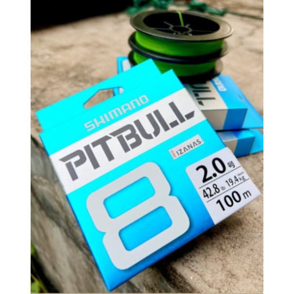 Dù Câu Cá Shimano Pitbull 100m Dây Câu Cá Mềm Mịn Độ Bền Cao Tải Cá Khỏe