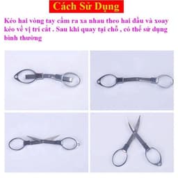 Kéo cắt gấp mini thép không rỉ. 4