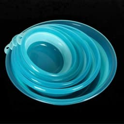 Chậu Silicon Đa Năng Bát Trộn Mồi Thau Đựng Mồi Câu Cá Silicon Gấp Gọn 1