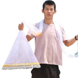 Chài Đĩa Bay Cước Chân Chì , Chài Đánh Cá 3