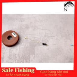 Trục thẻo buộc sẵn tàng hình câu cá dùng cho câu đơn câu đài màu nâu giá rẻ 7