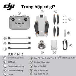 DJI Mini 3 nhỏ gọn, quay video chất lượng cao 4K HDR (DJI Mini 3) 4