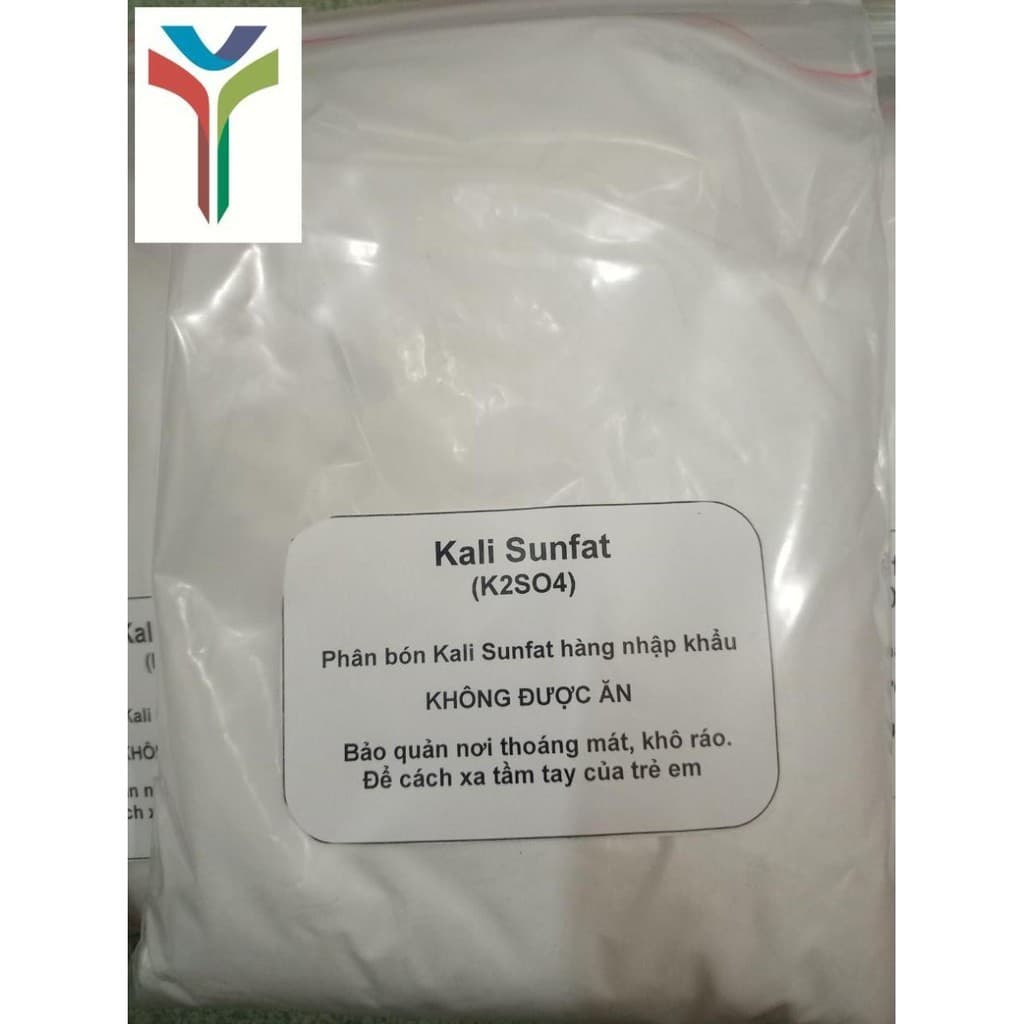 Phân bón Kali Sunphat (K2SO4 - SOP): K2O = 52%; S = 18% (gói 1kg)