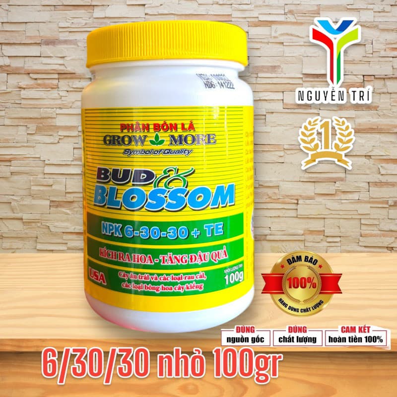 Grow-More 6-30-30+TE SIÊU KÍCH HOA - TĂNG ĐẬU QUẢ: BÍ QUYẾT VƯỜN CÂY TRĨU TRÁI TỪ GROW MORE HOA KỲ