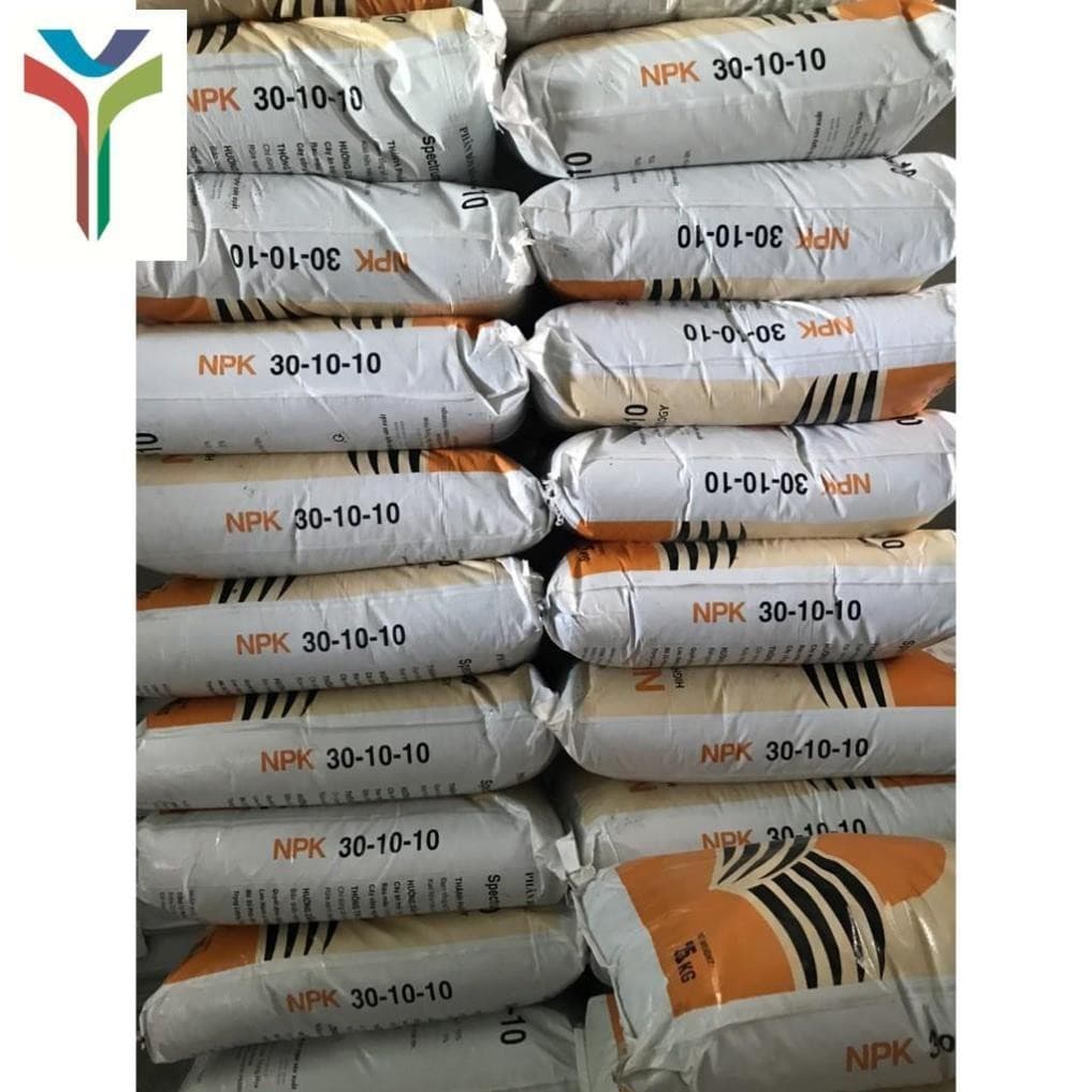 Phân bón siêu tăng trưởng NPK 30-10-10 cho hoa hồng, cây ăn quả & rau màu (bán theo 1 kg)