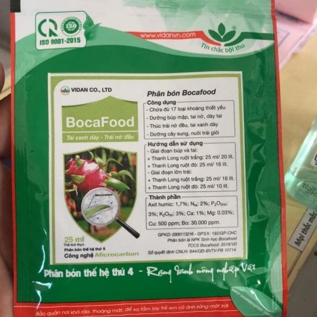 Phân dưỡng hoa, cây cảnh Bocafood VIDAN 25ml