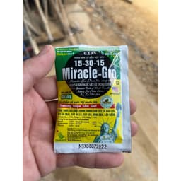 Miracle-Gro 15/30/15 Tân Quy 10gr Giúp phân hóa mầm hoa, thực ra là hoa hẹn đồng loạt. SIÊU RẺ 4
