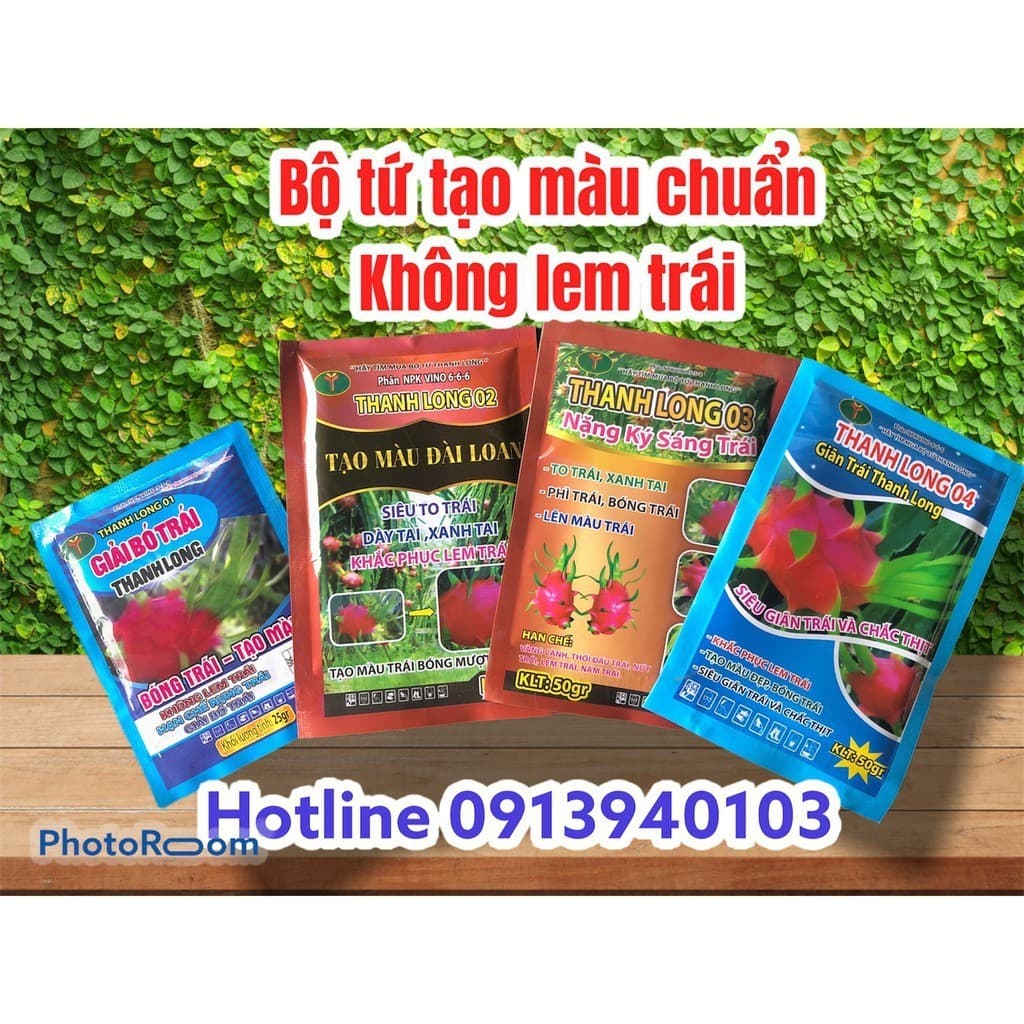 Giải bó trái Thanh long 25gr - hiệu quả trong 7 ngày