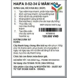 Phân Bón lá tạo mầm hoa MKP 0-52-34 1KG - Siêu lân kali kích thích ra hoa nghịch vụ - HÀNG CHÍNH GỐC TÚI ZIP 1KG 3