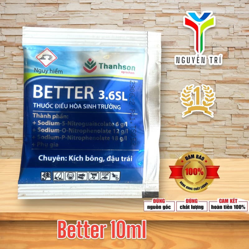 BETTER 3.6SL- THUỐC ĐIỀU HÒA SINH TRƯỞNG CHUYÊN KÍCH BÔNG ĐẬU TRÁI 10ml