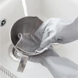 Giẻ Rửa Bát Cọ Xoong Nồi Sợi Lưới Kim Loại Công Nghệ Mới Không Xước Loại Bỏ Vết Gỉ Sét, Mốc 5