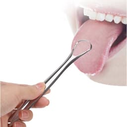 Dụng Cụ Vệ Sinh Lưỡi Cao Cấp, Cạo Lưỡi Sạch, Nạo Lưỡi Bằng Inox Cho Người Lớn 4