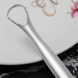 Dụng Cụ Vệ Sinh Lưỡi Cao Cấp, Cạo Lưỡi Sạch, Nạo Lưỡi Bằng Inox Cho Người Lớn 8