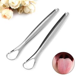 Dụng Cụ Vệ Sinh Lưỡi Cao Cấp, Cạo Lưỡi Sạch, Nạo Lưỡi Bằng Inox Cho Người Lớn 3