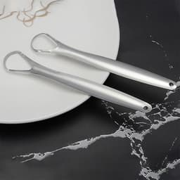 Dụng Cụ Vệ Sinh Lưỡi Cao Cấp, Cạo Lưỡi Sạch, Nạo Lưỡi Bằng Inox Cho Người Lớn 7
