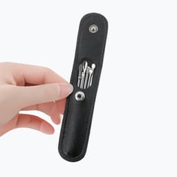 Bộ Dụng Cụ Ngoáy Tai Inox 6 Món Lấy Ráy Tai Mát Xa Tai Làm Sạch Tai Hiệu Quả 3