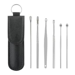 Bộ Dụng Cụ Ngoáy Tai Inox 6 Món Lấy Ráy Tai Mát Xa Tai Làm Sạch Tai Hiệu Quả 4