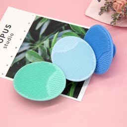 Miếng Cọ Rửa Mặt OVAL E8, Tẩy Tế Bào Chết, Gai Mềm Mại Massage Mặt 7