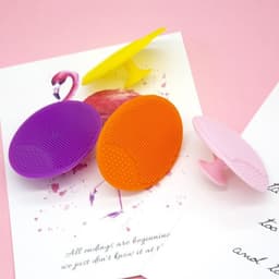 Miếng Cọ Rửa Mặt OVAL E8, Tẩy Tế Bào Chết, Gai Mềm Mại Massage Mặt 4