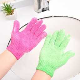 Găng Tay Tắm, Rửa Mặt  Bao Tay Sợi Cotton Tẩy Tế Bào Chết Đa Năng Giúp Mát Xa Và Thẩm thấu Dưỡng Ẩm Cho Da 7