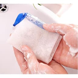 Túi Lưới Tạo Bọt Xà Phòng  Bao Lưới Đựng Xà Bông Tiện Lợi  2 Lớp Có Dây Rút 3
