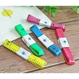 Thước Dây Đầu Thép H4 Đo Vòng Bụng Eo 3 Vòng Kiểm Tra Sức Khỏe Đo Quần Áo May Đồ Dài 1,5m 4